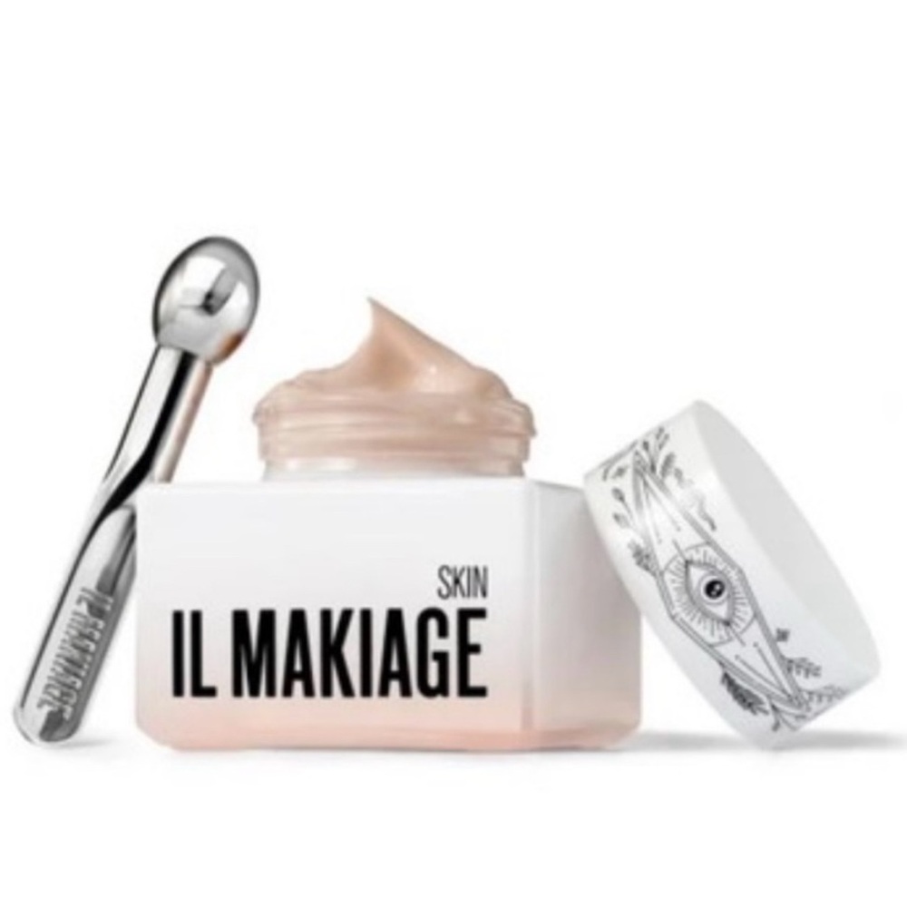 NIB IL MAKIAGE Power Up Eye Cream W/Silver Applicator